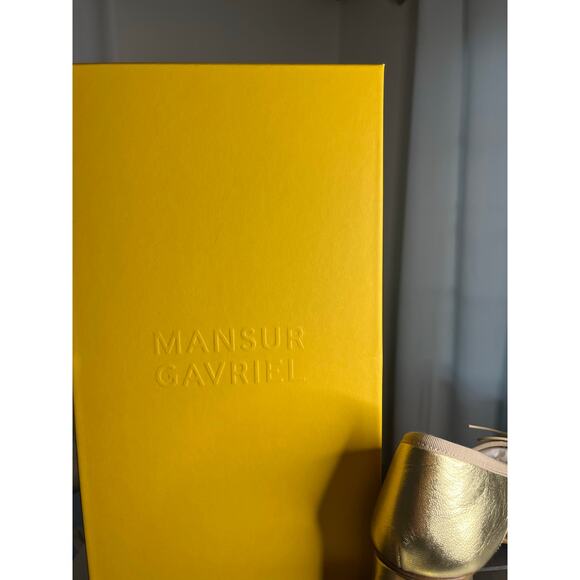 NEW Mansur Gavriel Dream Pump Gold Women's US 10 ($495) - Picture 3 of 10